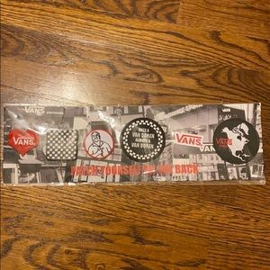 Vans iron on sticker pack